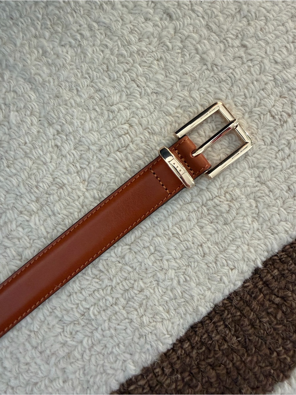 AYR Brown/Gold Belt Size Medium (2)